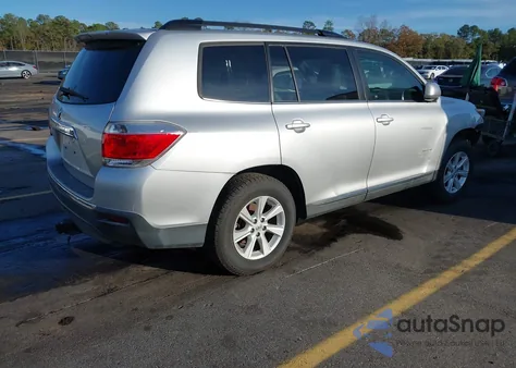 2013 Toyota Highlander Se V6 from USA, damaged, VIN 5TDZK3EHXDS141212